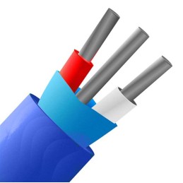 1 pcs - RS PRO Type K Thermocouple Wire, 50m, Screened, PVC Insulation, +105°C Max, 7/0.2mm