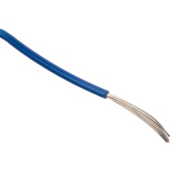 1 Reel of 30 M - Alpha Wire Blue 0.2 mm² Hook Up Wire, 24 AWG, 7/0.20 mm, 30m, SR-PVC Insulation