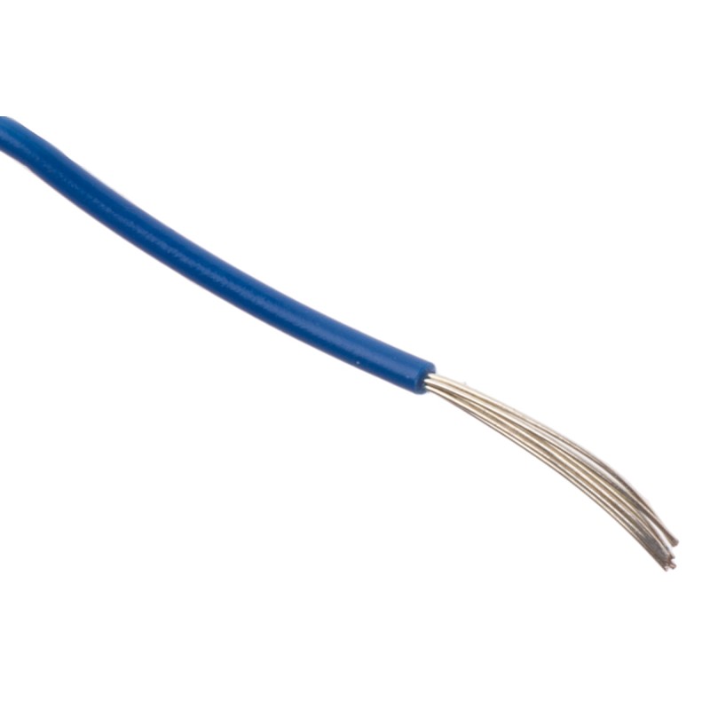 1 Reel of 30 M - Alpha Wire Blue 0.2 mm² Hook Up Wire, 24 AWG, 7/0.20 mm, 30m, SR-PVC Insulation