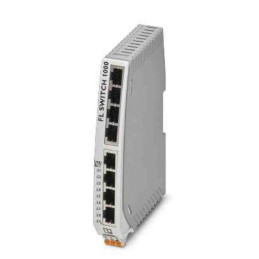 1 pcs - Phoenix Contact FL SWITCH 1000 Series DIN Rail Mount Ethernet Switch, 8 RJ45 Ports, 100Mbit/s Transmission, 24V dc