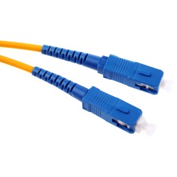 1 pcs - RS PRO SC to SC Simplex Single Mode OS1 Fibre Optic Cable, 9/125μm, Yellow, 1m
