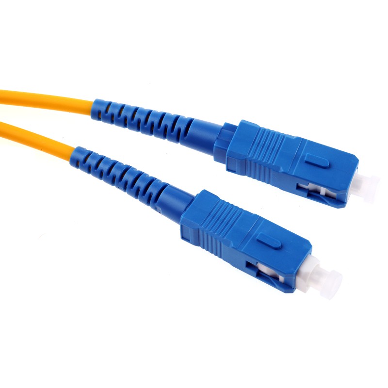 1 pcs - RS PRO SC to SC Simplex Single Mode OS1 Fibre Optic Cable, 9/125μm, Yellow, 1m