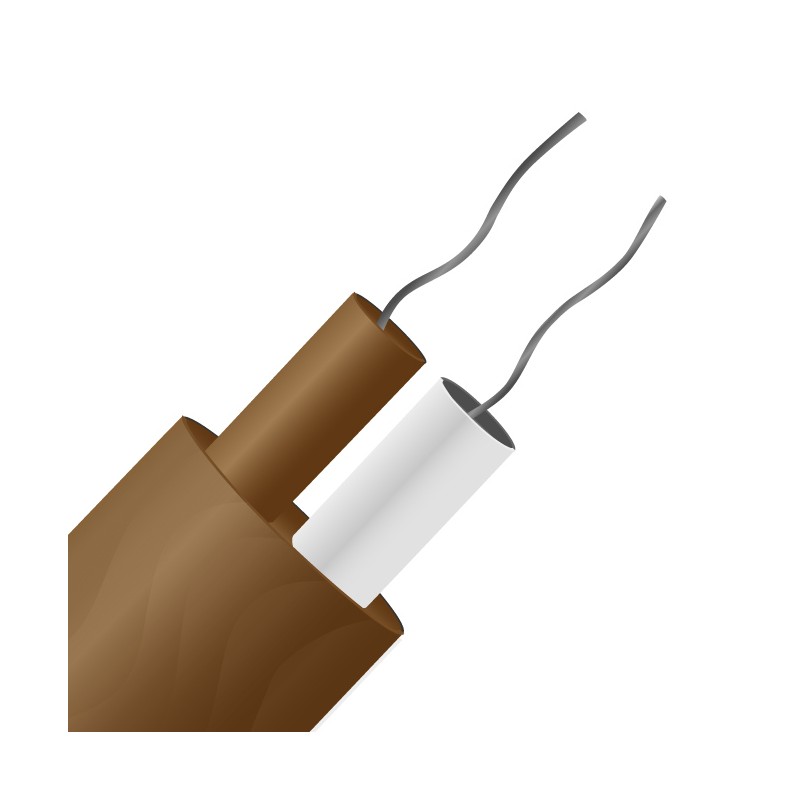 1 pcs - RS PRO Type T Thermocouple Wire, 50m, PTFE Insulation, +260°C Max, 1/0.508mm