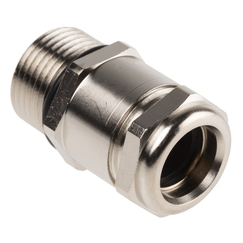 1 pcs - Lapp SKINDICHT Series Metallic Brass Cable Gland, M20 Thread, 8.5mm Min, 10.8mm Max, IP68