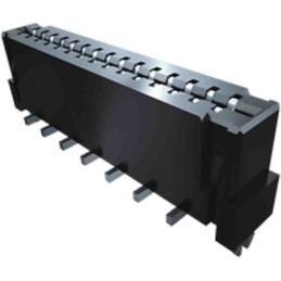 5 pcs - Samtec FC1 Series Straight Surface Mount PCB Socket, 10-Contact, 1-Row, 1mm Pitch, Solder Termination