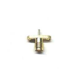 1 pcs - RS PRO, jack Flange Mount SMA Connector, 50Ω, Solder Termination, Straight Body