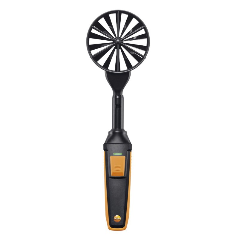 1 pcs - Testo Vane Probe for Air Velocity, Temperature, Volume Flow, +70°C Max, Battery-Powered