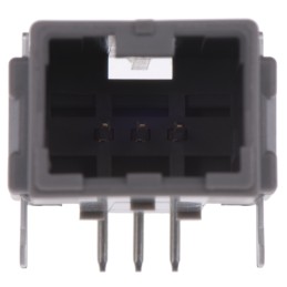 1 pcs - JAE MX34 Series Right Angle Through Hole PCB Header, 3 Contact(s), 2.2mm Pitch, 1 Row(s), Shrouded