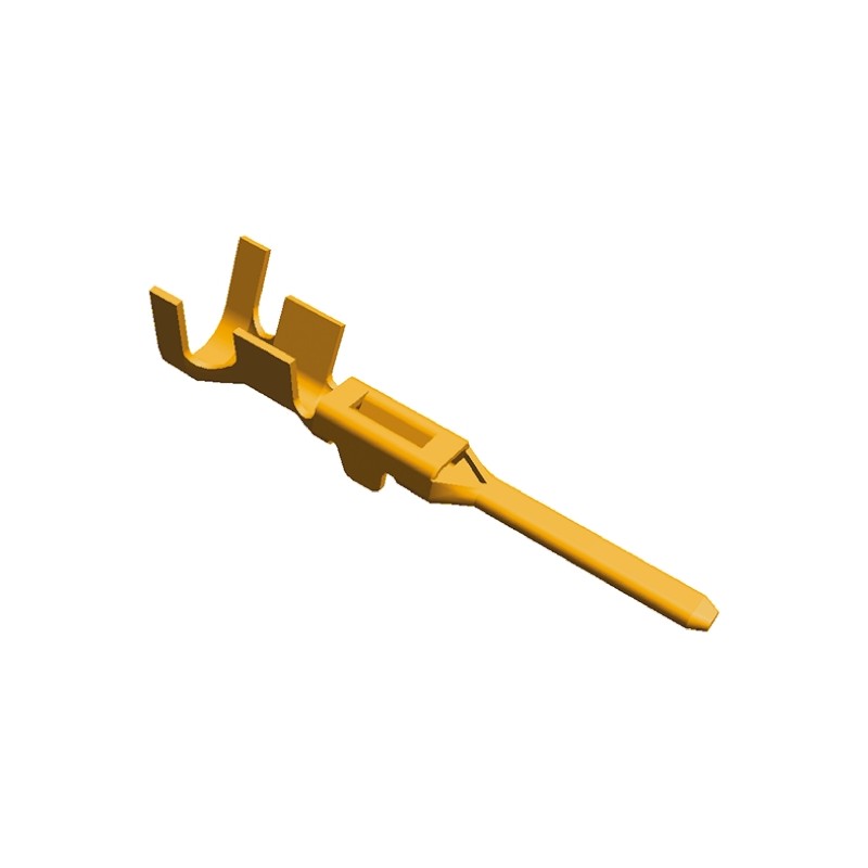 625 pcs - TE Connectivity MINI-MIC Series Male Crimp Terminal, 17AWG Min, 15AWG Max