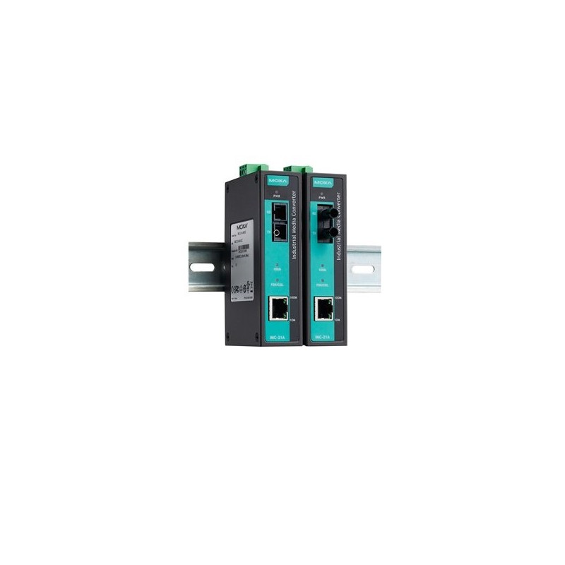 1 pcs - MOXA RS232, RS422, RS485 Ethernet Media Converter, 50Mbit/s, Full Duplex 40km