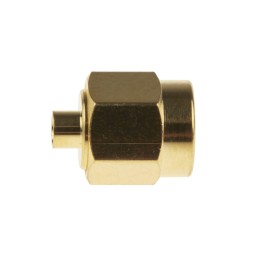1 pcs - RS PRO, Plug Cable Mount SMA Connector, 50Ω, Solder Termination, Straight Body