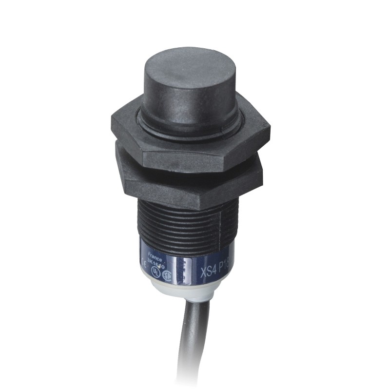 1 pcs - Telemecanique Sensors Inductive Barrel-Style Proximity Sensor, M18 x 1, 8 mm Detection, Analogue Output, 24 - 48