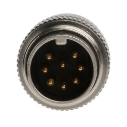 1 pcs - Lumberg 8 Pole Din Plug, DIN EN 60529, 5A, 60 V ac IP68, Male, Cable Mount