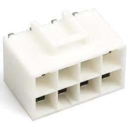 5 pcs - JST VL Series Straight Through Hole PCB Header, 8 Contact(s), 6.2mm Pitch, 2 Row(s), Shrouded