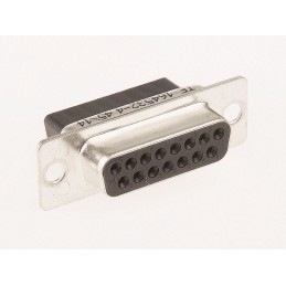 5 pcs - TE Connectivity Amplimite HDP-20 15 Way Cable Mount D-sub Connector Socket