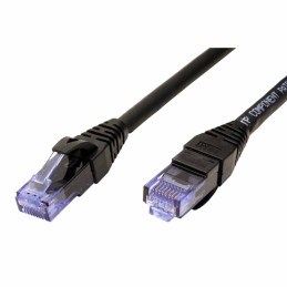 1 pcs - Roline Cat6a Male RJ45 to Male RJ45 Ethernet Cable, U/UTP, Black LSZH Sheath, 5m, Low Smoke Zero Halogen (LSZH)