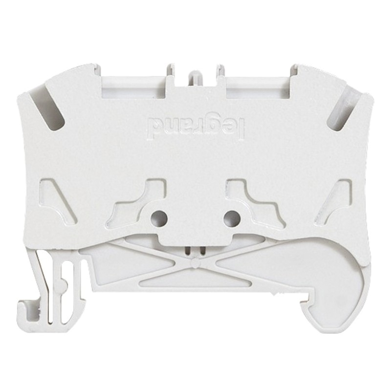 5 pcs - Legrand 372 Series Grey Feed Through Terminal Block, 6mm², Spring Clamp Termination