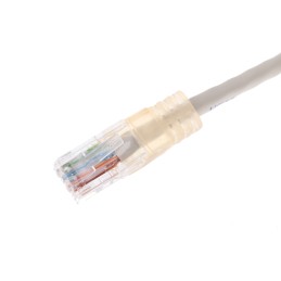 1 pcs - Decelect Cat5 Male RJ45 to Male RJ45 Ethernet Cable, U/UTP, Grey, 2m