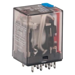 1 pcs - Wago DIN Rail Power Relay, 24V dc Coil, 5A Switching Current, 4PDT