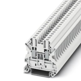 1 pcs - Phoenix Contact UT 4 WH Series White Feed Through Terminal Block, 4mm², Single-Level, Screw Termination