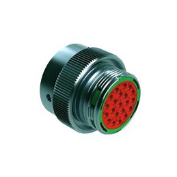 1 pcs - Amphenol Industrial Circular Connector, 21 Contacts, Cable Mount, Socket, Female, IP67, IP69K, Duramate AHDM Series
