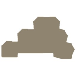 5 pcs - Weidmuller, AP DLD End Cover for use with DIN Rail Terminal Blocks