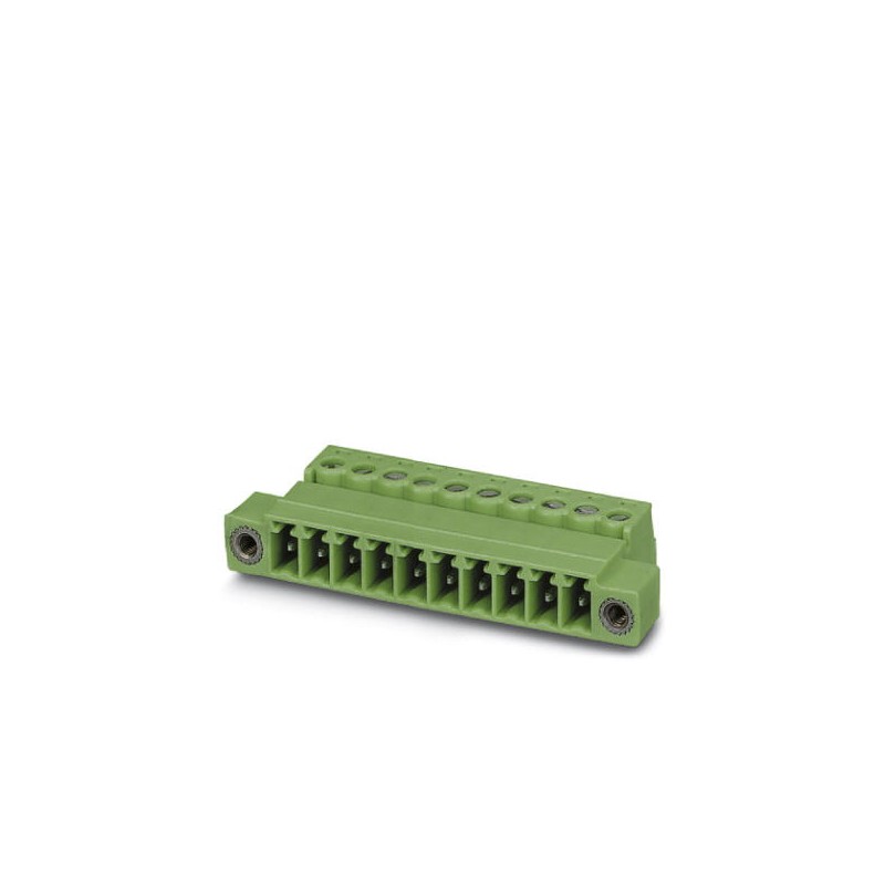 1 pcs - Phoenix Contact 3.81mm Pitch 10 Way Pluggable Terminal Block, Inverted Plug, Cable Mount, Screw Termination
