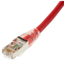 1 pcs - RS PRO Cat6 Male RJ45 to Male RJ45 Ethernet Cable, F/UTP, Red LSZH Sheath, 1m