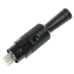 1 pcs - RS PRO 8 Pole Din Plug, 1A, 100 V ac, Push Lock, Male, Cable Mount