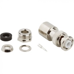 1 pcs - Amphenol RF, Plug Cable Mount MHV Connector, Clamp Termination, Straight Body