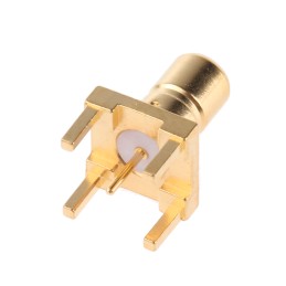 1 pcs - TE Connectivity, jack Through Hole SMB Connector, 75Ω, Solder Termination, Straight Body