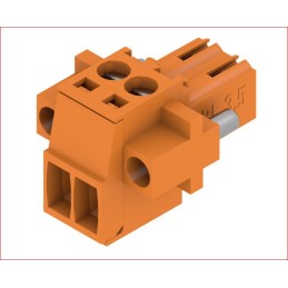 5 pcs - Weidmuller 3.5mm Pitch 2 Way Pluggable Terminal Block, Plug, Cable Mount, Screw Termination