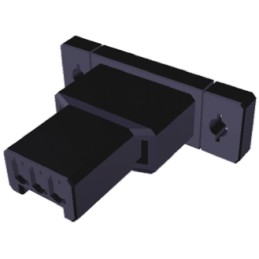 1 pcs - TE Connectivity, Dynamic 5000 Male Connector Housing, 10.16mm Pitch, 2 Way, 1 Row