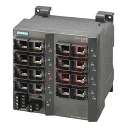 1 pcs - Siemens SCALANCE X216 Series DIN Rail, Wall Ethernet Switch, 16 RJ45 Ports, 10/100Mbit/s Transmission, 24V dc