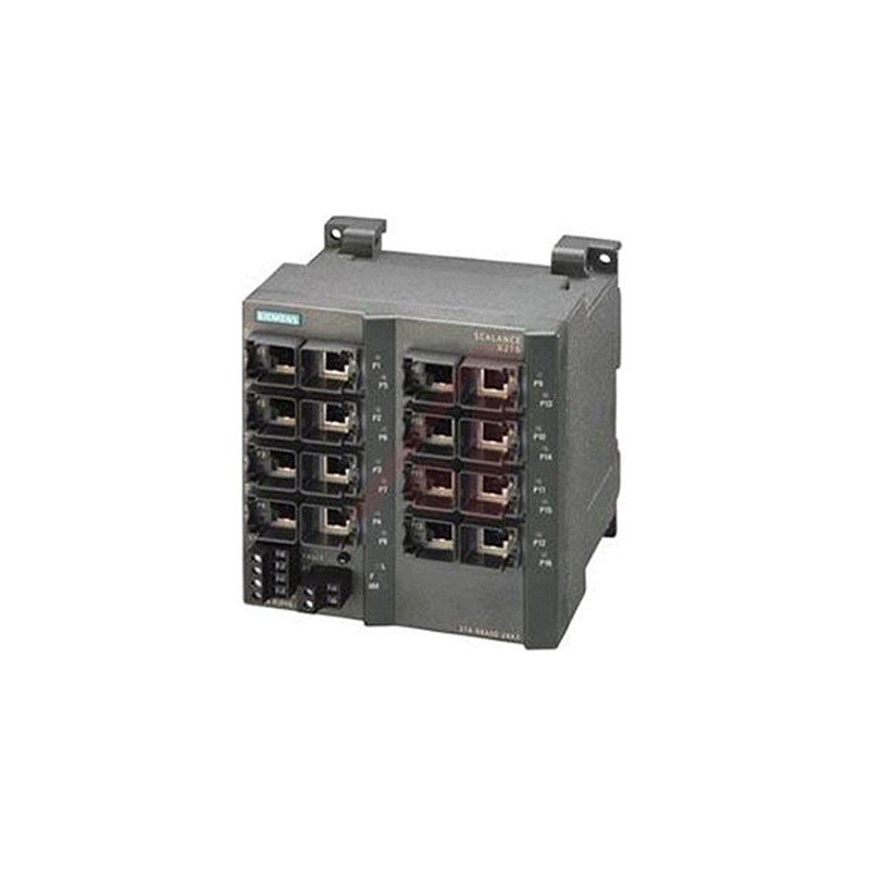 1 pcs - Siemens SCALANCE X216 Series DIN Rail, Wall Ethernet Switch, 16 RJ45 Ports, 10/100Mbit/s Transmission, 24V dc