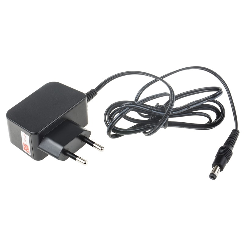 1 pcs - RS PRO 7.5W Plug-In AC/DC Adapter 9V dc Output, 840mA Output