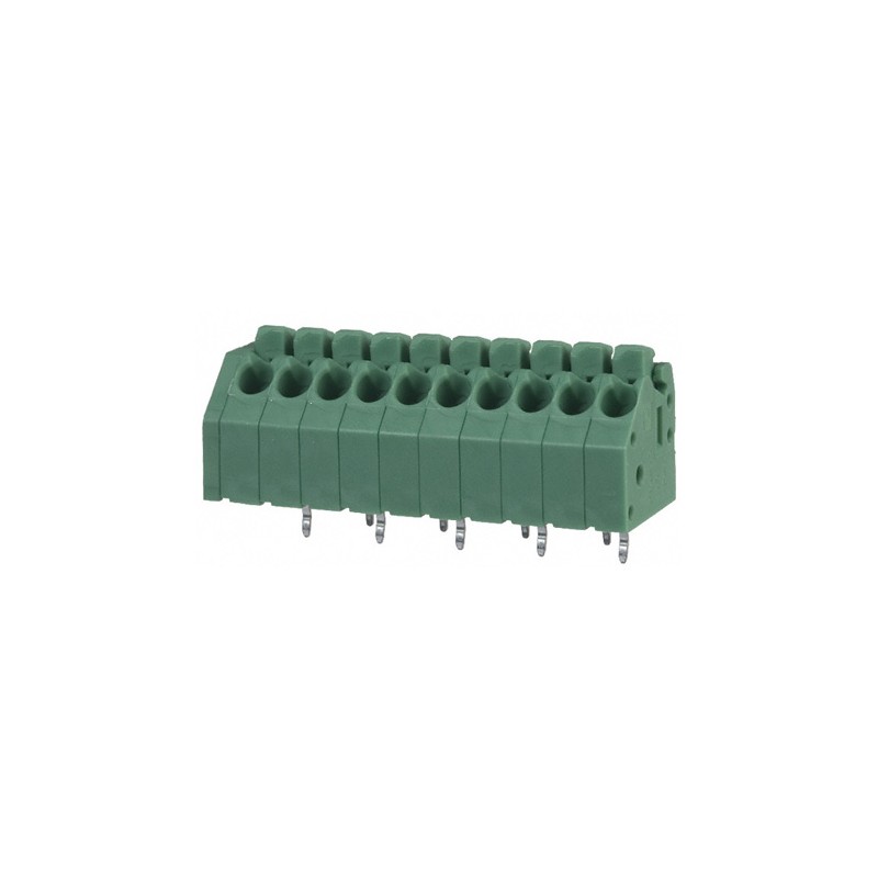 1 pcs - Phoenix Contact PTSA 1.5/10-3.5-Z Series PCB Terminal Block, 3.5mm Pitch, Through Hole Mount, 1-Row, Solder Termination