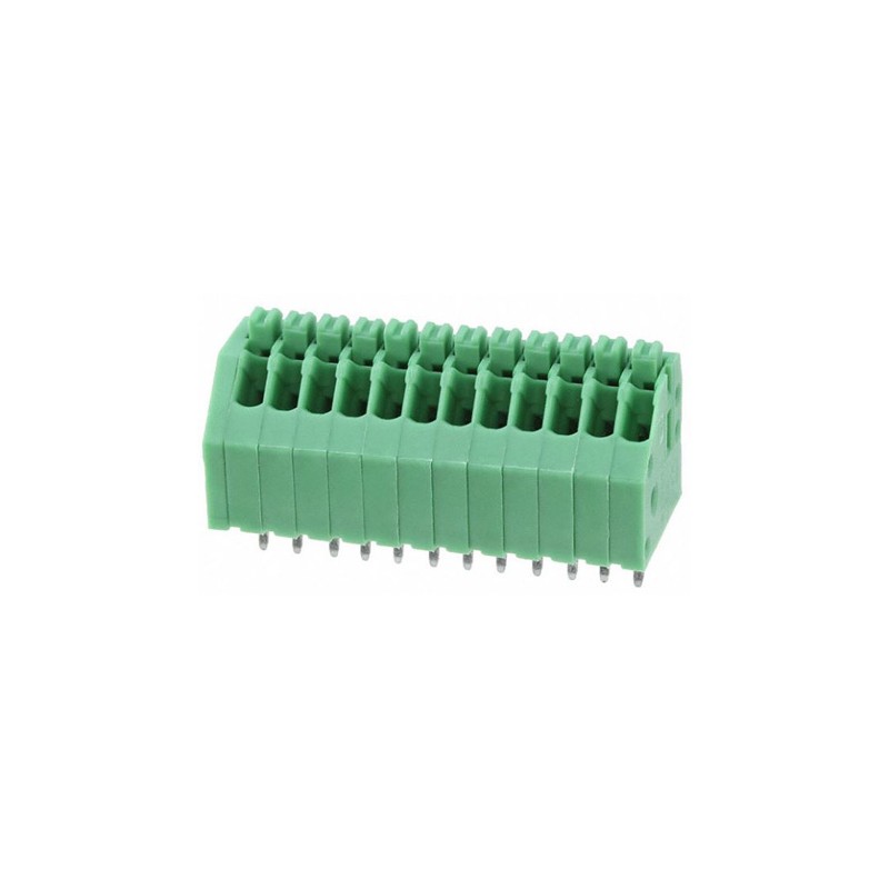 1 pcs - Phoenix Contact PCB Terminal Block, 2.5mm Pitch, Through Hole Mount, Solder Termination