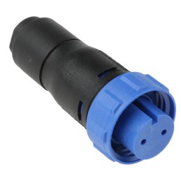 1 pcs - Bulgin Circular Connector, 2 Contacts, Cable Mount, Miniature Connector, Socket, Female, IP68, Buccaneer 400 Series