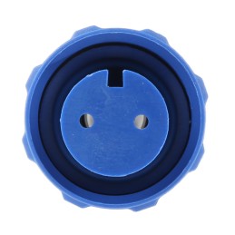 1 pcs - Bulgin Circular Connector, 2 Contacts, Cable Mount, Miniature Connector, Socket, Female, IP68, Buccaneer 400 Series