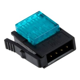1 pcs - 3M 4-Way IDC Connector Plug for Cable Mount, 1-Row