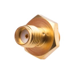 1 pcs - RS PRO, jack Panel Mount SMA Connector, 50Ω, Solder Termination, Straight Body