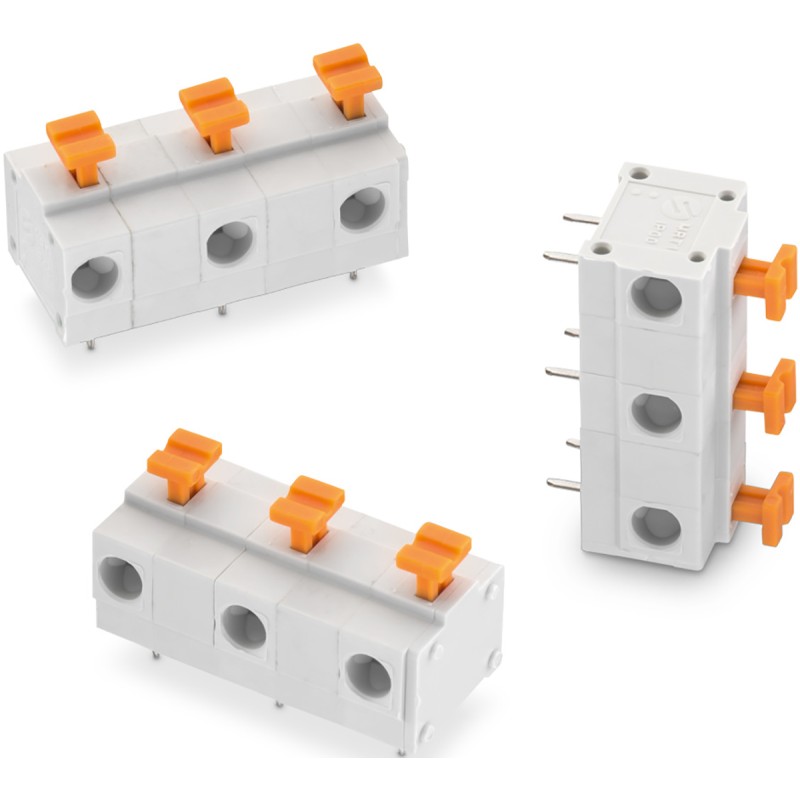 5 pcs - Wurth Elektronik 4116 Series PCB Terminal Block, 2-Contact, 10.16mm Pitch, Through Hole Mount, 1-Row, Solder Terminatio