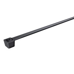 1 Bag of 100 - HellermannTyton Cable Tie, 150mm x 3.5 mm, Black Polyamide 6.6 (PA66), Pk-100