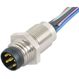 1 pcs - Binder Male 6 way M8 to Unterminated Sensor Actuator Cable, 200mm