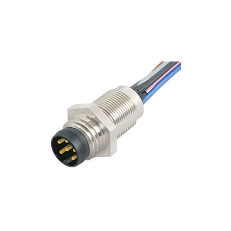 1 pcs - Binder Male 6 way M8 to Unterminated Sensor Actuator Cable, 200mm