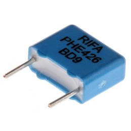 100 pcs - PHE426HK5470JR05 KEMET PHE426 Metallised Polypropylene Film Capacitor, 160 V ac, 250 V dc, ±5%, 47nF, Through Hole