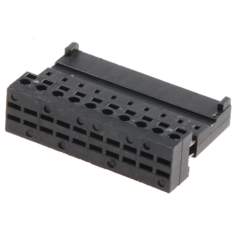 5 pcs - Stelvio Kontek 10-Way IDC Connector Socket for Cable Mount, 1-Row