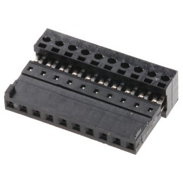 5 pcs - Stelvio Kontek 10-Way IDC Connector Socket for Cable Mount, 1-Row