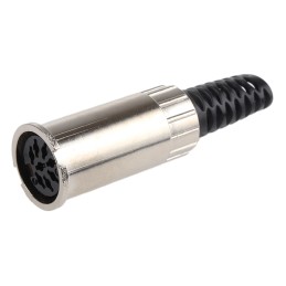 1 pcs - RS PRO 8 Pole Din Socket, 2A, 100 V ac, Twist Lock, Female, Cable Mount